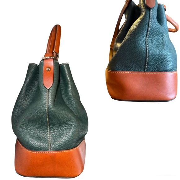 🏇🏻🏆Dooney & Bourke Pebble Grain Brenna Satchel & Wallet in Hunter Green🏆🐎 - Picture 11 of 17